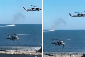 بالفيديو: لحظة سيطرة القوات الأمريكية على ناقلة نفط روسية في شمال المحيط الأطلسي