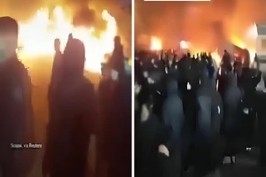 فيديو يوثق تصاعد الاحتجاجات في إيران رغم انقطاع الإنترنت