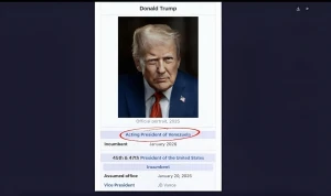 ترامب يعلن نفسه حاكما مؤقتا لفنزويلا .. ويسخر من نائبة "مادورو" - صورة