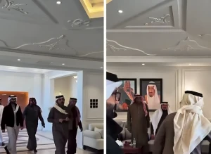 الضيف ينتظر المضيف.. بالفيديو: مشهور سناب غازي الذيابي يثير الجدل بطريقة استقباله لـ "ماجد عبدالله"