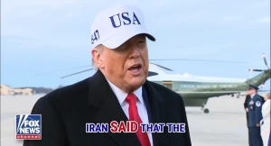 بالفيديو.. مراسل ل "ترامب": إيران تقول إنها سترد في حال شنت الولايات المتحدة ضربات.. والرئيس الأمريكي يرد