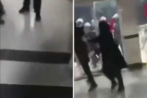 ‏بالفيديو. قوات من الشرطة الإيرانية  تقتحم مستشفى وتطارد المتظاهرين الجرحى