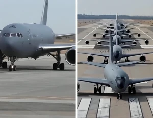 فيديو : إقلاع ست طائرات تزويد بالوقود من قاعدة العديد في قطر يثير تكهنات حول تصعيد جوي محتمل