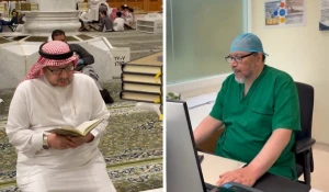 بالفيديو.. جراح سعودي يروي قصة رحلته في تدريس القرآن الكريم بالمسجد النبوي منذ 12 عامًا.. ويكشف السبب