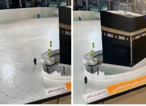 قصة المرأة التي طافت وحدها حول الكعبة في زمن  جائحة كورونا
