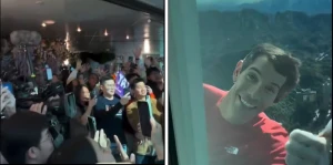 فيديو من زاوية قريبة يوثق لحظة وصول المتسلق الأمريكي أليكس هونولد إلى قمة برج «تايبيه 101» في تايوان.. وردة فعل الجمهور