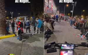 بالفيديو.. قائد دراجة نارية أميركي يوثّق واقع لوس أنجلوس ليلاً ويطلق تحذيرًا صادمًا: “لا تأتِ إلى هنا”