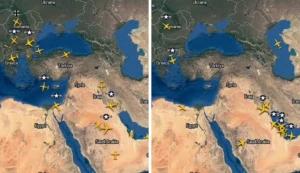 فيديو يظهر حجم الأنشطة الجوية الأمريكية وحلف شمال الأطلسي في سماء الشرق الأوسط خلال الـ 48 ساعة الماضية