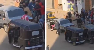 مصر: بالفيديو.. أشخاص يخطفون امرأة من داخل  صيدلية أمام المارة  وسط شارع بالقاهرة