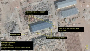 صور أقمار صناعية تكشف عن تعزيز إيران مداخل الأنفاق في موقع أصفهان النووي