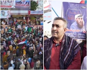 اليمن .. بالفيديو: العلم السعودي يرفرف في ساحة العروض خلال احتشاد قبلي في عدن