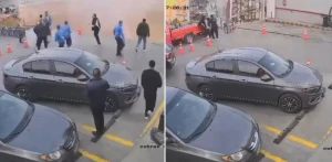 بالفيديو.. انهيار أرضي مفاجئ يبتلع محلات تجارية في التجمع الخامس بالقاهرة