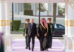 بالصور : ولي العهد يستقبل الرئيس التركي في قصر اليمامة بالرياض ويقيم له مراسم استقبال رسمية