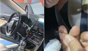 رغم أن فحص الكمبيوتر أظهر وجوده.. بالفيديو: طريقة غش جديدة لإخفاء الإرباق في إحدى السيارات