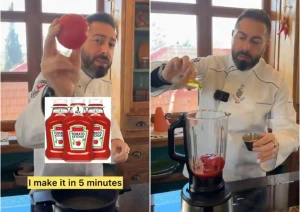 بالفيديو.. طريقة تحضير “الكاتشب” في المنزل خلال 5 دقائق بدلًا من شرائه