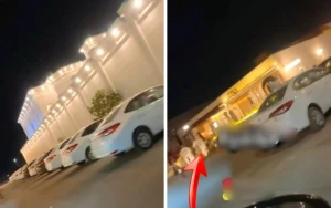 بالفيديو.. أغرب ردة فعل من صاحب منزل لمنع زبائن كافيه من توقيف سياراتهم أمام منزله