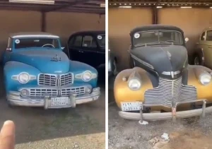 من بينها فورد وكاديلاك موديل 35 و 36 .. بالفيديو: مواطن يمتلك سيارات كلاسيكية نادرة ويخصص لها متحفاً