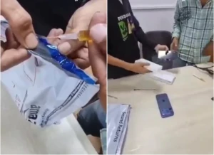 بالفيديو.. عمالة تلجأ إلى حيلة غير متوقعة وتستبدل الهاتف الأصلي بآخر مغشوش قبل إرساله للمشتري