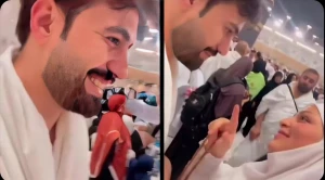 بالفيديو.. معتمرة عراقية تطلب من زوجها أن يقسم أمام الكعبة بعدم خيانتها.. والأخير يفاجئها برده فعله