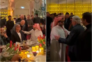 بالفيديو.. آل الشيخ يستقبل عددًا من الفنانين والإعلاميين المصريين في سحور رمضاني بالقاهرة