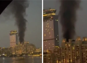 بالفيديو : إيران تستهدف المناطق المدنية في دبي