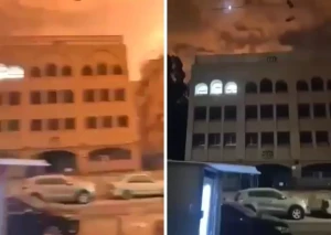 بالفيديو.. لحظة سقوط صاروخ باليستي إيراني وسط إسرائيل ووقوع ضحايا