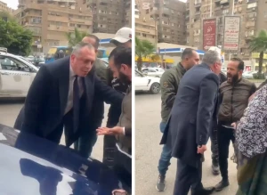فيديو لبرلماني مصري يعتدي على سائق بـ "عصا" بسبب خلاف على موقف سيارة في القاهرة