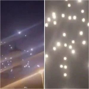 بالفيديو.. لحظة تساقط عشرات الصواريخ الانشطارية الإيرانية في سماء الكويت!