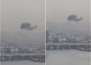 بالفيديو.. مسيرة إيرانية تستهدف مطار دبي والإمارات تعلق جميع الرحلات