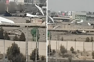 فيديو يوثق دمار واسع وتدمير طائرات في مطار مهرآباد بطهران بعد غارات جوية عنيفة الليلة الماضية