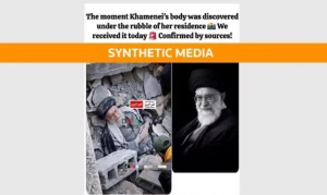 صورة متداولة للمرشد الإيراني "علي خامنئي" تحت الأنقاض تثير الجدل main