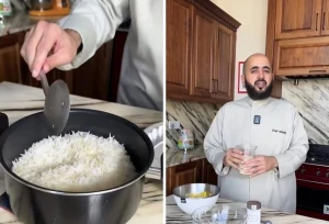 بالفيديو.. «شيف» يكشف خطوات عمل الأرز البسمتي على الطريقة الإيرانية