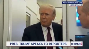 مراسل صحفي لترمب: لماذا تراجعت المظاهرات في إيران؟.. بالفيديو: الرئيس الأمريكي يُجيب ويكشف السبب!