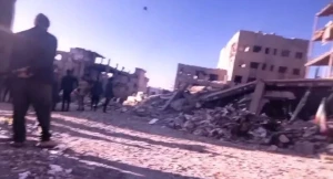 أول فيديو  للموقع  الذي قتل فيه علي لاريجاني بغارة إسرائيلية بطهران