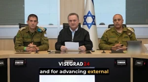 بالفيديو: لحظة إعلان وزير الدفاع الإسرائيلي نجاح عملية اغتيال وزير المخابرات الإيراني