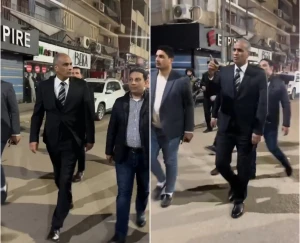 ترافقه قوة عسكرية مدججة بالأسلحة .. بالفيديو: محافظ كفر الشيخ في جولة لمتابعة قرار غلق المحال التجارية في مصر  الساعة التاسعة مساءً
