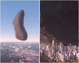 فيديو يكشف الحجم الحقيقي للكويكب الذي قضى على الديناصورات!