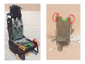 الحرس الثوري الإيراني ينشر صورة لـ «مقعد طيار مُقذوف».. ويزعم إسقاط مقاتلة أمريكية F-15E