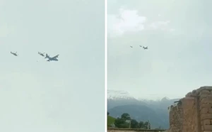 بالفيديو.. 3 طائرات حربية أمريكية تحلق على مستوى منخفض داخل الأجواء الإيرانية لإنقاذ طيار أمريكي سقطت طائرته غرب طهران