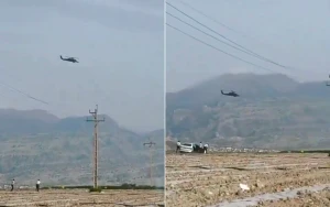 بالفيديو: عناصر من الشرطة الإيرانية يطلقون النار على مروحيتين أمريكيتين خلال عملية بحث عن الطائرة التي سقطت اليوم