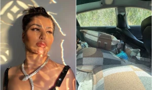 صورة.. ابنة شقيقة قاسم سليماني تمتلك سيارة تسلا محشوة بوسائد من «هيرميس»