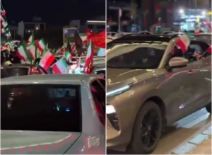 بالفيديو.. احتفالات الإيرانيين في الشوارع بعد إعلان وقف إطلاق النار مع أمريكا وإسرائيل