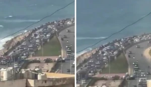 بالفيديو.. نزوح جماعي من الضاحية الجنوبية لبيروت بعد تهديدات إسرائيلية بالقصف