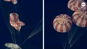 بالفيديو: لحظة عودة مركبة أرتميس إلى الأرض وهبوطها الآمن في المحيط الهادئ بعد رحلة استمرت 10 أيام حول القمر