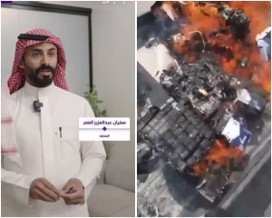 "واجبنا كإخوة".. بالفيديو: مواطن سعودي يروي تفاصيل إنقاذه لشاحنة تعرضت لحريق على الطريق!