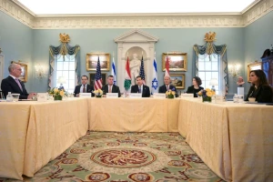 بالفيديو..  لقاء علني بين سفير لبناني وآخر إسرائيلي في واشنطن لأول مرة منذ 43 عاما