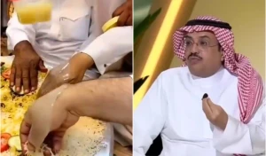 "النمر" يطالب بالتوقف عن عادة صبّ السمن على يد الضيف أثناء تقليطه على كرامته لعدة أسباب!