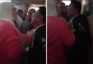 بالفيديو: امرأة مصرية تعتدي على طليقها داخل محكمة طنطا بسبب خلاف على مؤخر الطلاق