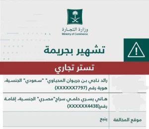 التشهير والسجن للمواطن "رائد المحياوي" والمقيم المصري "هاني سراج" في ينبع.. والكشف عن مخالفتهما والعقوبة الصادرة بحقهما