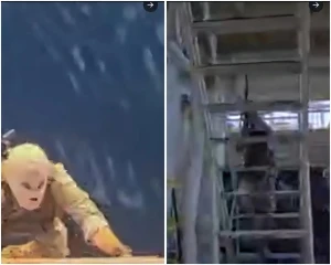 بالفيديو.. التلفزيون الإيراني يعرض لقطات لجنود إيرانيين يستولون على سفن حاويات في هرمز